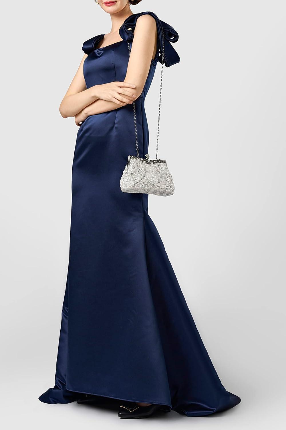 imageBABEYOND Evening Clutch Purses for Women  Vintage Evening Bag Accessories for Women Gatsby 1920s Beaded Sequin Pearl ClutchWhite