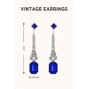image1920s Flapper Earrings 20s Great Gatsby Earrings Vintage 20s Flapper Accessories Gatsby Costume AccessoriesBlue