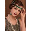 image1920s Flapper Earrings 20s Great Gatsby Earrings Vintage 20s Flapper Accessories Gatsby Costume AccessoriesGreen
