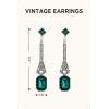 image1920s Flapper Earrings 20s Great Gatsby Earrings Vintage 20s Flapper Accessories Gatsby Costume AccessoriesGreen