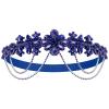 imageBABEYOND 1920s Flapper Headpiece Roaring 20s Headband Great Gatsby Headband Chain for Women Vintage Hair AccessoryBlue