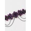 imageBABEYOND 1920s Flapper Headpiece Roaring 20s Headband Great Gatsby Headband Chain for Women Vintage Hair AccessoryPurple