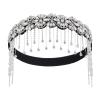 imageBABEYOND 1920s Flapper Headpiece Roaring 20s Headband Great Gatsby Headband Chain for Women Vintage Hair AccessorySilver