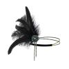 imageBABEYOND 1920s Headpiece Flapper Headband Rhinestone Pearl Feather Hair Band Great Gatsby Headpiece Accessoreis for WomenGreen
