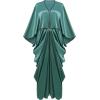 imageBABEYOND 1920s Satin Cocoon Gown  Hollywood Style Robe Great Gatsby Party Outfit Batwing Sleeves Art Deco Coat
