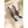 imageBABEYOND 1920s Vintage Wedding Pearl Dangle Drop Earrings Art Deco Gatsby EarringsBlack