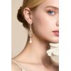 imageBABEYOND 1920s Vintage Wedding Pearl Dangle Drop Earrings Art Deco Gatsby Earringsgoldchampagne