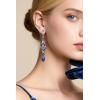 imageBABEYOND 1920s Vintage Wedding Pearl Dangle Drop Earrings Art Deco Gatsby Earringssilverblue
