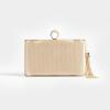 imageBABEYOND Clutch Purses for Women  Evening Bag Tassel Pendant Clutch for Bride Party Prom WeddingChampagne