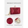 imageBABEYOND Clutch Purses for Women  Evening Bag Tassel Pendant Clutch for Bride Party Prom WeddingWine Red