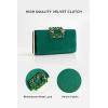 imageBABEYOND Clutch Purses for Women  Velvet Evening Bag Crystal Embellished Handbag for Bride Party Prom Wedding