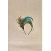 imageBABEYOND Fascinator Hat Feather Fascinator Hair Clip Tea Party Pillbox Derby Hat Fascinator Headband for Bridal WeddingPeacock Green