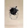 imageBABEYOND Fascinator Hat Veil Feather Fascinators Hair Clip Tea Party Pillbox Derby Hat Fascinator Bridal WeddingBlack