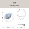 imageBABEYOND Fascinator Hat Veil Feather Fascinators Hair Clip Tea Party Pillbox Derby Hat Fascinator Bridal WeddingLight Blue