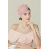 imageBABEYOND Fascinator Hat Veil Feather Fascinators Hair Clip Tea Party Pillbox Derby Hat Fascinator Bridal WeddingNude Pink