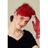 imageBABEYOND Fascinator Hat Veil Feather Fascinators Hair Clip Tea Party Pillbox Derby Hat Fascinator Bridal WeddingWinered