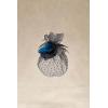 imageBABEYOND Fascinator Hats for Women  Tea Party Hats Kentucky Fascinators Derby Hat Wedding Cocktail Flower Feathers Hair ClipBblack With Navy Blue Flower