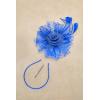 imageBABEYOND Fascinator Hats for Women Tea Party Hat Kentucky Fascinators Headband Derby Hats Wedding Flower Feathers Hair ClipBlue