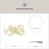imageBABEYOND Fascinator Headband for Women  Tea Party Kentucky Bow Headband Derby Bridal Wedding Daily Headpiece with Hair ClipBeige