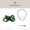imageBABEYOND Fascinator Headband for Women  Tea Party Kentucky Bow Headband Derby Bridal Wedding Daily Headpiece with Hair ClipDark Green