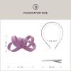 imageBABEYOND Fascinator Headband for Women  Tea Party Kentucky Bow Headband Derby Bridal Wedding Daily Headpiece with Hair ClipLight Purple