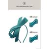 imageBABEYOND Fascinator Headband for Women  Tea Party Kentucky Bow Headband Derby Cocktail Wedding Ribbon Hair Clip for DailyDark Teal