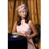 imageBABEYOND Fascinators Hat Veil Feather Hair Clip Tea Party Kentucky Pillbox Derby Bridal for WeddingNude Pink