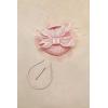 imageBABEYOND Fascinators Hat Veil Feather Hair Clip Tea Party Kentucky Pillbox Derby Bridal for WeddingNude Pink
