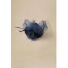 imageBABEYOND Fascinators Hats for Women  Mini Top Tea Party Hat Veil Feather Kentucky Fascinator Flower Mesh Hat Hair ClipNavy Blue