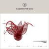 imageBABEYOND Fascinators Hats for Women  Tea Party Hat Kentucky Fascinator Derby Feather Flower Hair Clip Bridal WeddingRed