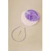 imageBABEYOND Fascinators Hats for Women  Tea Party Hat Kentucky Fascinator Derby Flower Mesh Pillbox Hat for Bridal WeddingLavender