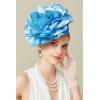 imageBABEYOND Fascinators Hats for Women  Tea Party Kentucky Fascinator Derby Hat Smooth Flower Fluffy Headband with Hair Clip