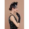 imageBABEYOND Flapper Headpiece for Women  1920s Headband Flapper Feather Headpiece Gatsby Headpiece Roaring 20s AccessoriesBlack