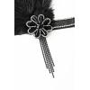 imageBABEYOND Flapper Headpiece for Women  Flapper Feather Headband 1920s Gatsby Headpiece Vintage Accessories for WomenBlack