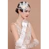 imageBABEYOND Flapper Headpiece for Women  Roaring 20s Headband 1920s Gatsby Headpiece Vintage Accessories for WomenBeige