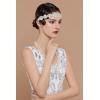 imageBABEYOND Flapper Headpiece for Women  Roaring 20s Headband 1920s Gatsby Headpiece Vintage Accessories for WomenSilver