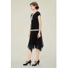 imageBABEYOND Gatsby Dress for Women  Chiffon Flapper Dress LowWaist 1920s Roaring 20s Great Gatsby PartyBlack