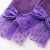 imageBABEYOND Lace Gloves for Women  Bow Short Prom Gloves Evening Elegant Accessories for Wedding Opera PartyDark Purple