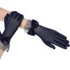 imageBABEYOND Lace Gloves for Women  Bow Short Prom Gloves Evening Elegant Accessories for Wedding Opera PartyNavy Blue