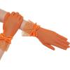 imageBABEYOND Lace Gloves for Women  Bow Short Prom Gloves Evening Elegant Accessories for Wedding Opera PartyOrange