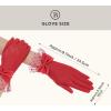 imageBABEYOND Lace Gloves for Women  Bow Short Prom Gloves Evening Elegant Accessories for Wedding Opera PartyRed