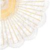 imageBABEYOND Lace Hand Fan NonFoldable Vintage Bridal Handheld Fans with Plastic Beads and Embroidered for Wedding Decoration Dancing PartyCwhite