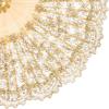 imageBABEYOND Lace Hand Fan NonFoldable Vintage Bridal Handheld Fans with Plastic Beads and Embroidered for Wedding Decoration Dancing PartyEgold