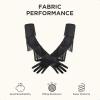 imageBABEYOND Long Opera Party Gloves  Vintage Satin Fringe Elbow Length Gloves 1920s Accessories for WomenBlack