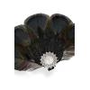 imageBABEYOND Peacock Feather Hair Clip Peacock Fascinator with Rhinestones Roaring 20s Peacock Flapper Fascinator 1920s HeadpieceBlack