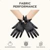 imageBABEYOND Satin Gloves for Women  Short Prom Gloves Wrist Tea Party Evening Elegant Accessories Wedding Opera Dinner PartyBlack