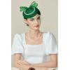 imageBABEYOND Veil Fascinator Hat for Women  Tea Party ampamp Kentucky Derby  Pillbox Hat with Feather ampamp PearlGreen