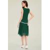 imageBABEYOND Womens 1920s Inspired Dress  Flapper Dress LowWaist Dress Sleeveless Party Chiffon Dress for WomenGreen