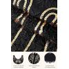 imageBABEYOND Womens Flapper Dresses 1920s V Neck Beaded Fringed Great Gatsby DressGold Black