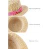 imageBABYOND Mens Brim Boater Hat Gatsby Straw Panama Hat Fedora Summer Beach Sun Hat 20s Costume AccessoriesPink